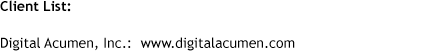 Digital Acumen, Inc.
